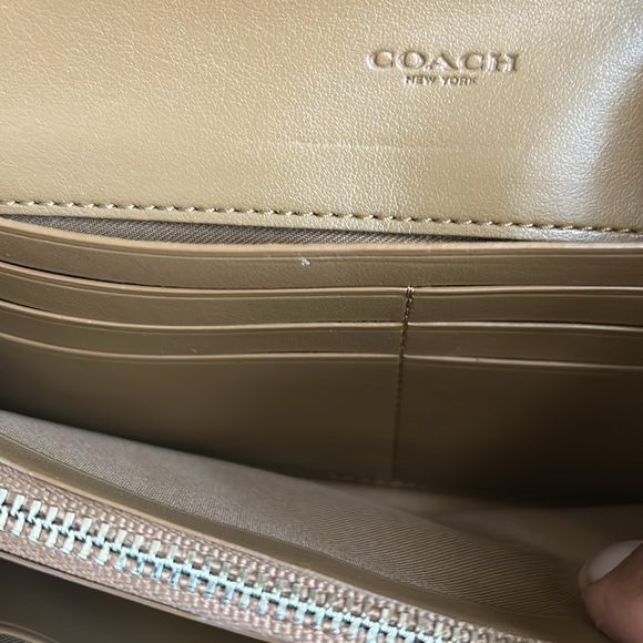 Coach Leather Long Wallet - Picture 5 of 8